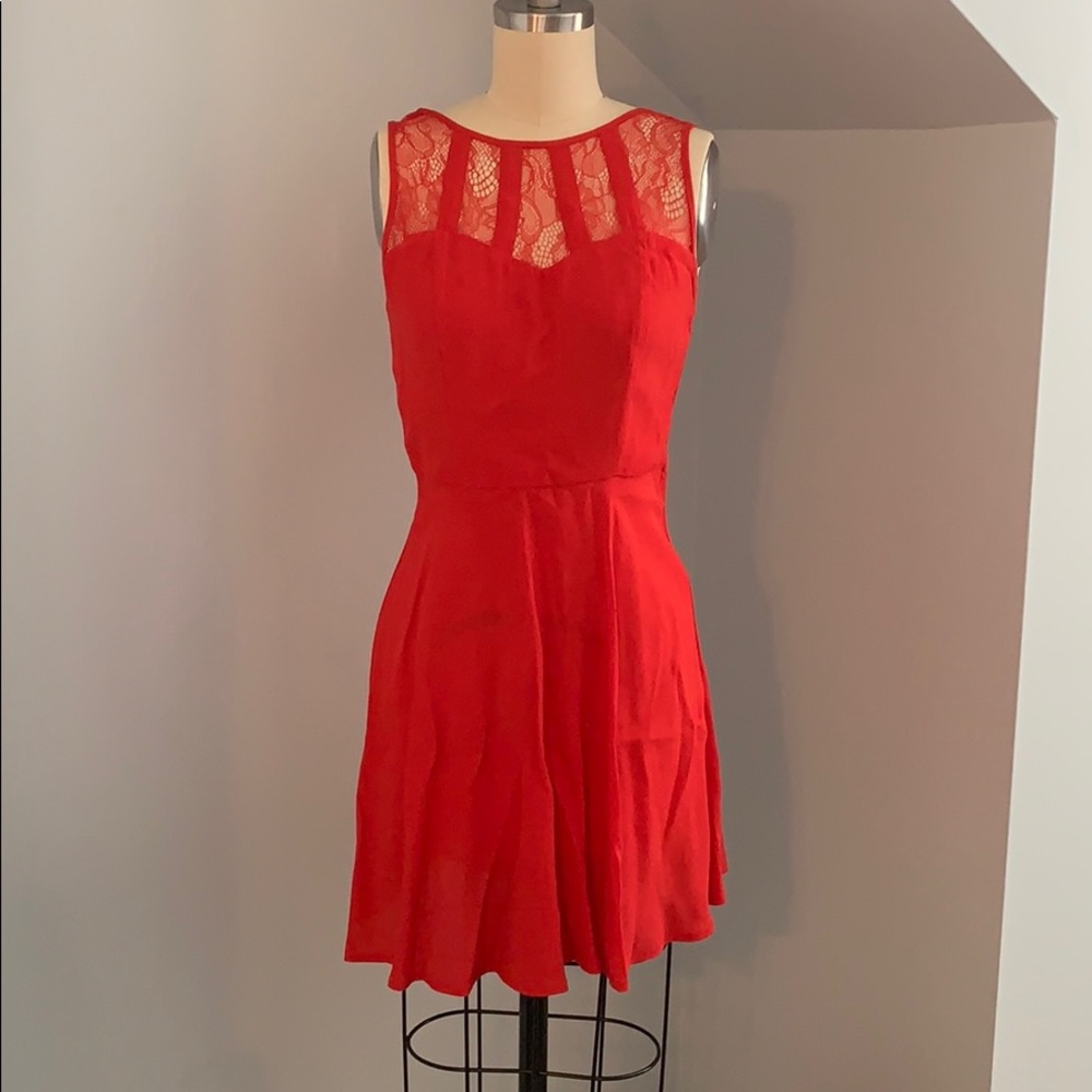 Red dress